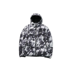 Meeste Nike alla t&auml;idisega Windrunner Shield Spordijope Soojana hoidva kapuutsiga Puhverjope Valge CU4407-133 M