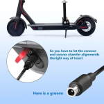 36V/42V Universaalne Kiirlaadija Xiaomi M365/Ninebot ES2 ES4/Lime-S/Skip Elektrirolleritele - Nutikas Kaitse EU gray
