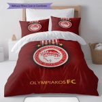 Olympiacos plakat Voodipesu Tekikott Tekikott Padjap&uuml;&uuml;r Kodu kaunistus S&uuml;nnip&auml;evakingitus (1 * tekikott + 2 * padjap&uuml;&uuml;ri, ilma s&uuml;damikuta) 135x200cm
