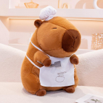 28/35/50cm kokk kapybara plush-simulatsioon pagar kapibala anime kohev m&auml;nguasi armas leivanukk t&auml;idisega loomad pehme nukk j&otilde;ulukink About 25cm