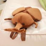 45 cm naljakas loominguline multikas putukas tsikaadimardikas pl&uuml;&uuml;sis nuku seljakott, pruun roheline putukas, pehme m&auml;nguasi kingitus poistele ja t&uuml;drukutele about 45cm