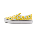 Vans Slip-On Smiley Prindiga Aktiivsed Elementidega Mugavad P&otilde;rutust Summutavad Vastupidavad Madalad Laste Rula Kingad Laste Tossud Kollased VN0A5KXMBK2 31.5 white