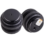 2x Universaalne &otilde;hkvedrustuse kotid Paar Standardne 2500lb 1/2 npt &Uuml;he pordiga Ford F150 jaoks black