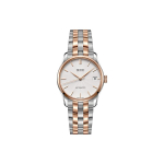 Mido Belluna Automaatne Mehaaniline K&auml;ekell 33mm Valge sihver Roostevabast terasest PVD-kattega rihm Naiste kellad H&otilde;bedane M024.207.22.031.00 Regular Watch Box white