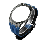 Uus saabumine laos L&auml;bipaistev kellakarp nailonrihmaga &Uuml;hilduv S-watch X AP Royal Pop taskukellaga gray