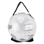 Vee kaalud Vee kott 20 kg mahutavusega L&auml;bipaistev Reguleeritav kaal Elastne PVC Veetreeningu kott white