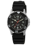 [Citizen Q&Q] Kell Cue ja Cue 10 ATM Veekindel Analoog P&auml;ikeseenergia Kell Uretaanrihm Must Tahvel H950J002 Meeste Must black