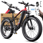 DUOTTS F26 Lite Elektrijalgratas T&auml;iskasvanutele 500W Mootor E-BIKE 3,2-tolline 48V 18AH Aku 26-tolline Rehv 50km Maksimaalne S&otilde;iduulatus 90km Eesmine kahvel h&uuml;draulilise vedrustusega
