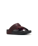 Fitflop Meeste rihmaga nahast/rihmast varba-postiga sandaalid - Kirsipunane (Ft64K1T066) Red/100 black
