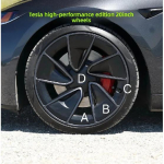 Sobib Tesla 20-tollisele rattakattale Model 3 Highland Performance Rattakate T-logo B 1pcs