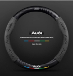 Audi S3 S4 S5 S6 RS3 RS4 RS5 Q2 Q3 Q5 Q7 Q8 SQ5 TT A3 A4 A5 A6 A7 A8 Autole libisemisvastane seemisnahast s&uuml;sinikkiust roolikatet black