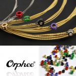 Orphee TX640 6tk akustilise rahvakitarri keelpillide komplekt (.012-.053) Fosfor pronks keskmine pinge