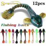 Pehme p&uuml;&uuml;gilant 12 t&uuml;kki/partii 9 cm PVC kunstlik Andrias Davidianus pehme s&ouml;&ouml;t Ussi s&ouml;&ouml;t 12Pcs mitmev&auml;rviline