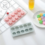 Silikoonist k&uuml;psetusvorm Kassik&uuml;&uuml;nis kook kivisuhkur pruun suhkur vorm &scaron;okolaadi j&auml;&auml;resti vorm DIY sinine