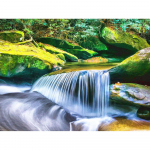 Daimond Painting Rhinestones Waterfall Teemanttikandid Maastiku Helmestega Maalimine Kodukaunistus 20X30CM