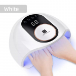 168W UV-LED-lamp k&uuml;&uuml;nekuivati ​​jaoks Kahe k&auml;ega j&auml;&auml; LED UV-manik&uuml;&uuml;ri geel-k&uuml;&uuml;nelamp geellaki kuivatuslamp EU must