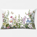 Fashion Plant Flamingo Kodukaunistus Autodiivan Padjakate Padjap&uuml;&uuml;r 30cm*50cm