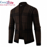 Cozy Up uus mood kardigan Meeste kootud talvemantlid &Auml;ri vabaaja jakid Meeste topid Meeste mantel M hall