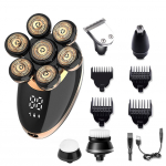 7D elektriline pardel kiilasp&auml;istele meestele T&auml;iendusega 5-&uuml;hes elektrilise pardliga kiilaspea pardli hoolduskomplekt, veekindel juhtmeta ja laetav