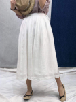 Johnature Vintage &uuml;hev&auml;rviline linane naiste seelik suvine Jaapani elastne v&ouml;&ouml;koht lips seelik One Size valge