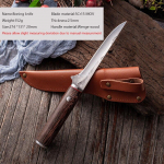 Sepistatud konditusnuga roostevabast terasest k&ouml;&ouml;ginuga viilutamisnuga l&otilde;ikamisnuga lihal&otilde;ikuri k&ouml;&ouml;givilju koka nuga kaanega 1