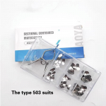 Hambaravi materjalid ristl&otilde;ikega profiil maatriks kiilukujulised instrumendid roostevabast terasest kressi vormimist&uuml;kid Type502 h&otilde;be