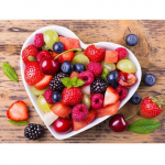 5D-teemantmosaiik-puuviljamaastik Teemantmaal T&auml;ielik &uuml;mmargune teemanttikandid Rhinestone'i kodukaunistuse pildid Full Round 20x30CM