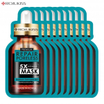 Rojukiss Akne/Pinduv/Punane seerum/Gluta/HYA/Omega/Perfect/Repair/Valge/Tsingi poorideta 5X intensiivmask 25 ml - Tai nahahooldus Repair 10 pcs