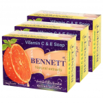 Bennett Bar Soap C-vitamiini ja E-vitamiini 130 g. x 1 / 3 / 6 tk - Tai nahahooldus 130 g. x 3 pcs
