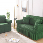 &Uuml;hev&auml;rviline elastne diivanikate elutuppa tr&uuml;kitud ruuduline veniv sektsioonkatted Diivani diivani kate L-kujuline 1-4-kohaline 1-Seater 90-140CM