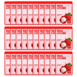 FARM STAY Real Lychee Essence Mask 23ml (3 Valikud) 30sheets