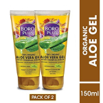 BOROPLUS Aloe Vera geel tumedate ringide, armide, kuivuse, tumedate laikude, pigmentatsiooni, akne jaoks (Kogu nahk) 300 ml (Pakis 2) 300ml (Pack of 2)