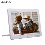 Andoer 12-tolline laiekraan HD LED digitaalne pildiraam digitaalalbum K&otilde;rge eraldusv&otilde;imega 1280*800 UK Plug valge