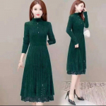 Pullover pitsist sviiter naiste s&uuml;gis-talvise imitatsiooniga naaritsavillast sviiter &uuml;le p&otilde;lve keskmise pikkusega naiste kampsun One Size roheline