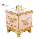 Atraktiivne 3 restiga purunemiskindel puuvillane tampooni konteiner &Uuml;limalt kerge hambaork, hoiukarp lauaarvuti sisekujundusega majapidamistarbed sinine/h&otilde;be