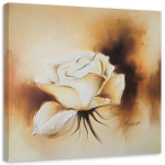 L&otilde;uenditr&uuml;kk Rose Flower Brown 30x30 beež