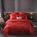15 v&auml;rvi kvaliteetseid puuvillaseid voodilinu Tekikomplektid Neljaosaline pulmapesu Jacquard voodilinad pluss puuvillane voodikate 1.8m bed