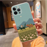 Telefoni&uuml;mbris Iphone 14 Pro Max 13 12 11 Pro Max Xs Xr X 12 13 Mini 7 8 14 Plus 7 8 Se Cartoon Capybara Case Funda jaoks iphone 14Plus