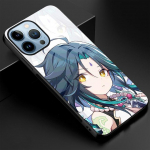 Genshin Impact Kamisato Ayaka &uuml;mbris iPhone'ile 14 13 11 12 Pro Max Mini Xs Xr X 7 8 6s Plus Se 2022 karastatud klaasist kattep&otilde;hjad For iPhone 12