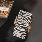 2022. aasta uus Cow Leopard Zebra mustriga telefoni&uuml;mbris iPhone'ile 11 13 14 Pro Max 12 Mini 7 8 Plus Xr Xs Max pehme silikoonkattega p&otilde;hi for iphone 12mini
