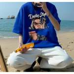 Meeste l&uuml;hikeste varrukatega T-s&auml;rgid Graafilise kirjaga T-s&auml;rgid Poole varrukatega T-s&auml;rgid Meeste R&otilde;ivad Vabaaja T-s&auml;rgid Meeste Korea Vabaaja Kaela Retro Topid M must