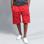 Suvine mees Capris Cargo Pants Meeste vabaaja mitme taskuga lahtised sirged kombinesoonid l&uuml;hikesed p&uuml;ksid M must