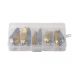 10 tk Segav&auml;rvilised metallist konksud Lusikas litrid Spinners&ouml;&ouml;t, kalap&uuml;&uuml;gi landid kastiga