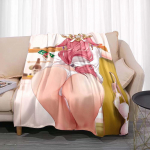 Seksikas Genshini m&otilde;juv tekk Pin Up M&auml;ngu tegelane Flanell Tekk Tekk Reisivoodipesu Vooditekk Mehe koopakaunistus 75x90cm