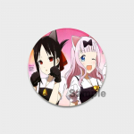 58MM Kaguya-sama Love Is War Akr&uuml;&uuml;list rev&auml;&auml;rin&otilde;el Armas Anime Kaguya Chika Epoksiidm&auml;rk K&auml;sitsi valmistatud multifilm Pross Seljakoti Riiete Dekoor