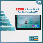 Carplay 4G 9'' 2Din Android Auto autoraadio multimeediumivideopleier universaalse navigatsiooni jaoks GPS-i autoraadio peaseade stereoheli WIFI RDS SWC DVR-kaamera HC1 4Core 1G 32G