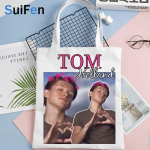 tom Hollandi ostukott k&auml;ekott &ouml;kopoekott bolsa ostukott reciclaje sacola riie bolsas taaskasutatavad kaubad haarata 24*26cm