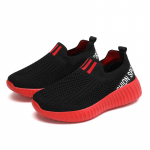 Poiste v&otilde;rkkingad hingavad keskmised ja suured lastev&otilde;rgust vabaajajalatsid T&uuml;drukutele pehme p&otilde;hjaga trendikad kingad 34 must/punane