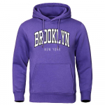 New York Brooklyn Hip Hop Letter meeste kapuuts, vaba vabaaja uus kapuuts, soe fliis t&auml;navar&otilde;ivad, isikup&auml;ra, mood, meeste dressipluus S