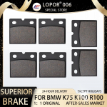 LOPOR Motorcycle Brake Pads Front&Rear For BMW K75 S 89-09 K100 83-09 R100 K100/2 87-08 K1000 82-09 R100 RS RT 1 Pair gray